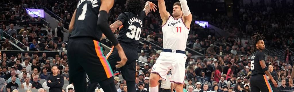 文班亚马27+10伦纳德30+9 马刺击败快船迎三连胜