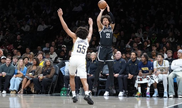 波特18+14利德尔26+10 步行者大胜篮网