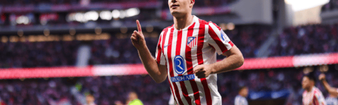 西甲联赛战报：尼古拉斯梅开二度，马德里竞技3-2险胜皇家社会