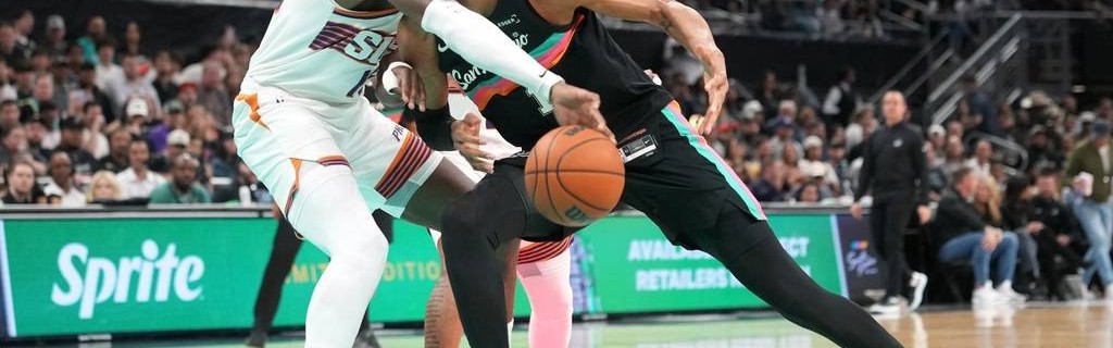 文班亚马17+11卡斯尔20分 马刺擒太阳7连胜